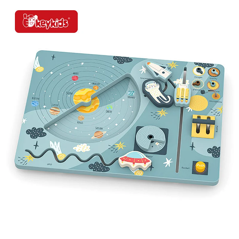 Customize Travel Sensory Toy Montessori Busy Board for Toddlers W12D665